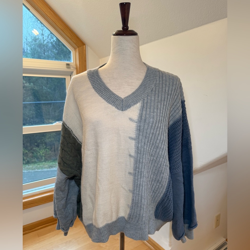 Altar’d State : Color-block Sweater